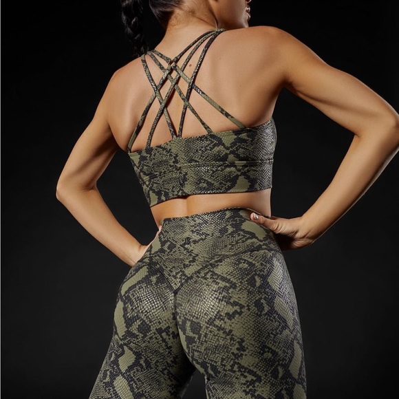 Buffbunny rebel legging green snake bite - Picture 3 of 10